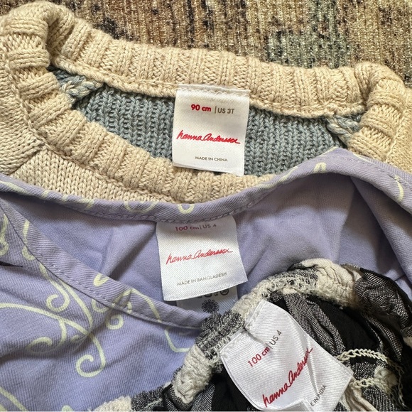 Girls Hanna Andersson Dress Bundle sz 4 - Picture 6 of 6